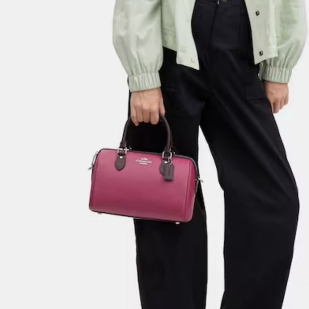 New! Rowan Satchel In Raspberry Pink (Last One!) ๐ - Picture 5 of 6